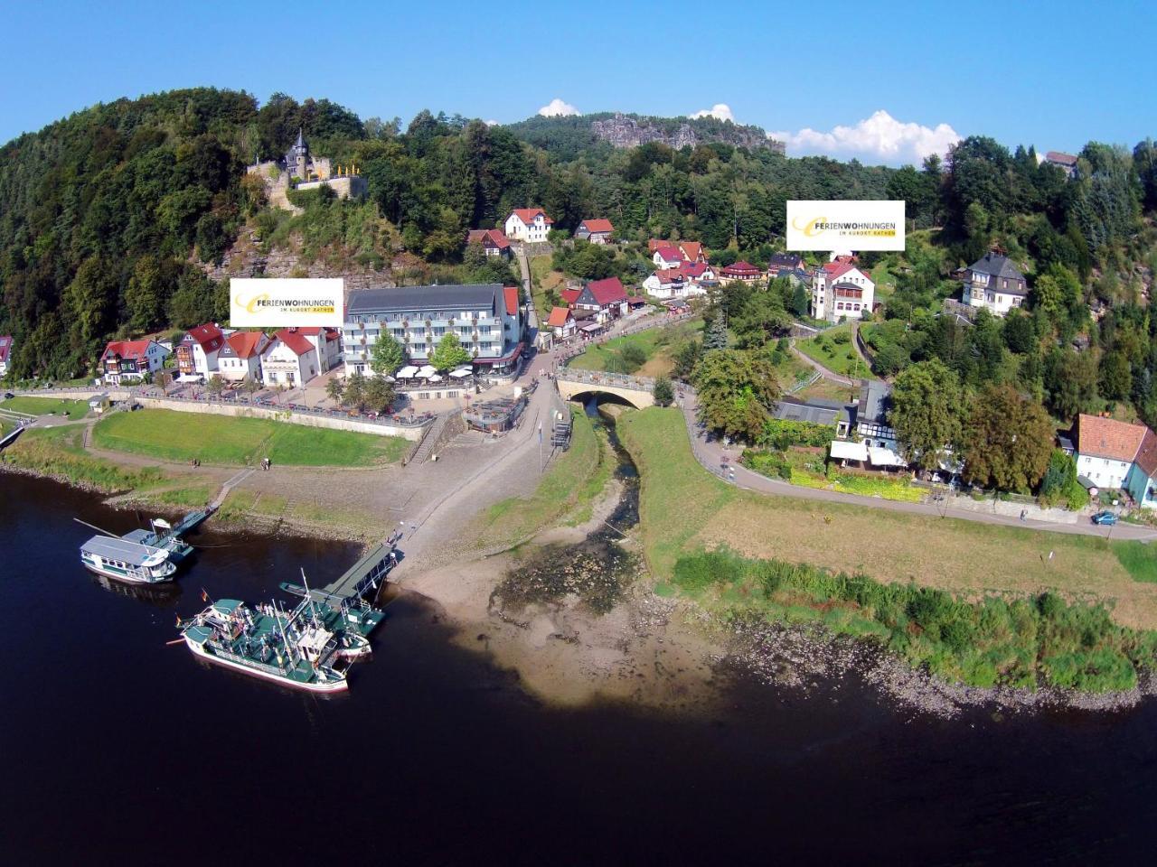 Ferienwohnungen Im Kurort Rathen Buitenkant foto